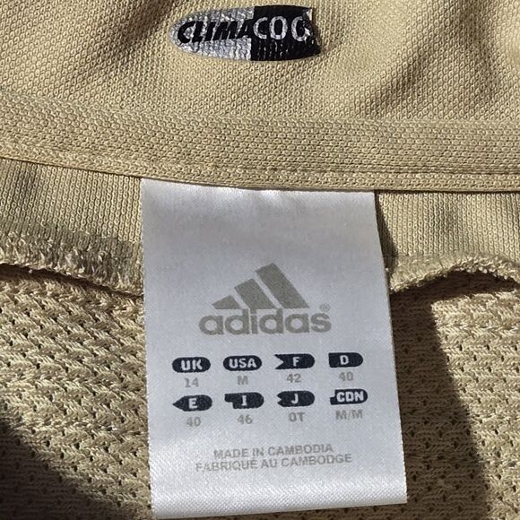 Adidas Women's Climacool Track Jacket 1/4 Zip Pullover Size Medium Pale Yellow - Picture 6 of 6